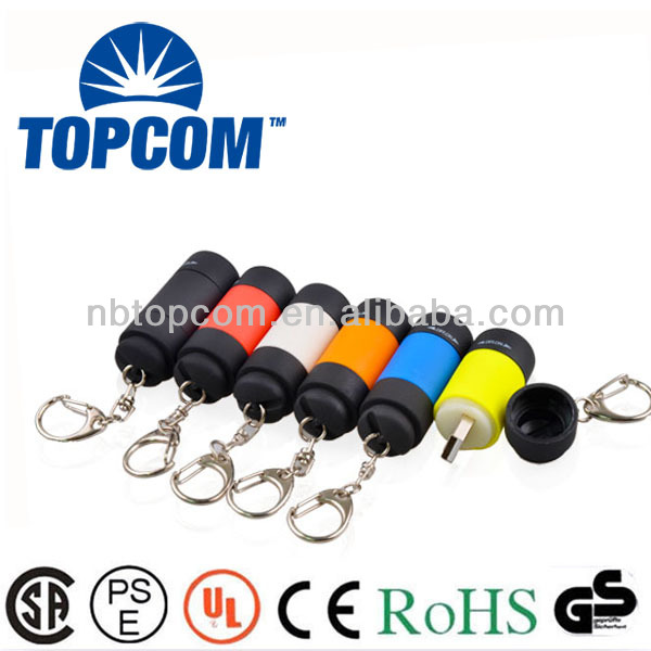 Mini flashlight usb keychain light TP-M100