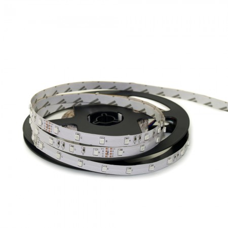 JS 5M 24W 300*3528SMD RGB Music LED Strip Lights + 20 Key Remote Control + DC12V/5A EU/US Power adaptor (100-240V)