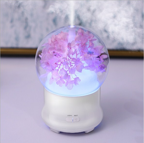 Hidly Natural Aroma Flower Diffuser, Humidifier Ultrasonic Aroma Essential Oil Diffuser, Fragrance Diffuser Aroma Spreader