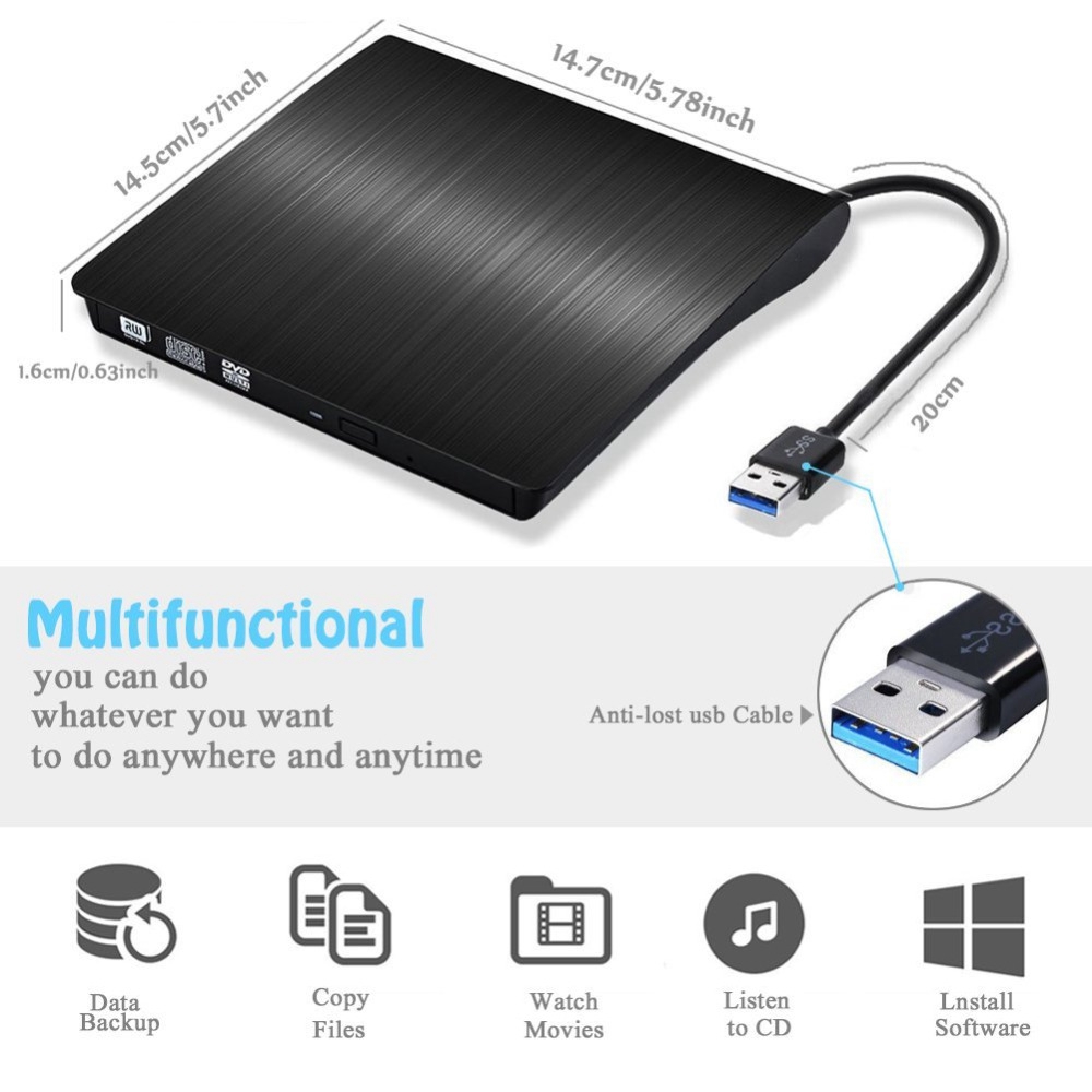 High Quality high quality USB 3.0 dvd drive SATA Interface DVD RW Burner internal optical drive
