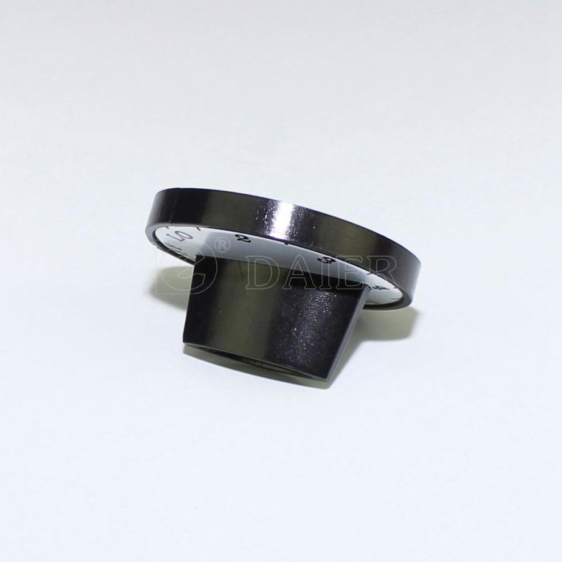 Black Universal Range Stove Oven Knob HI OFF LO Control Knob Gas