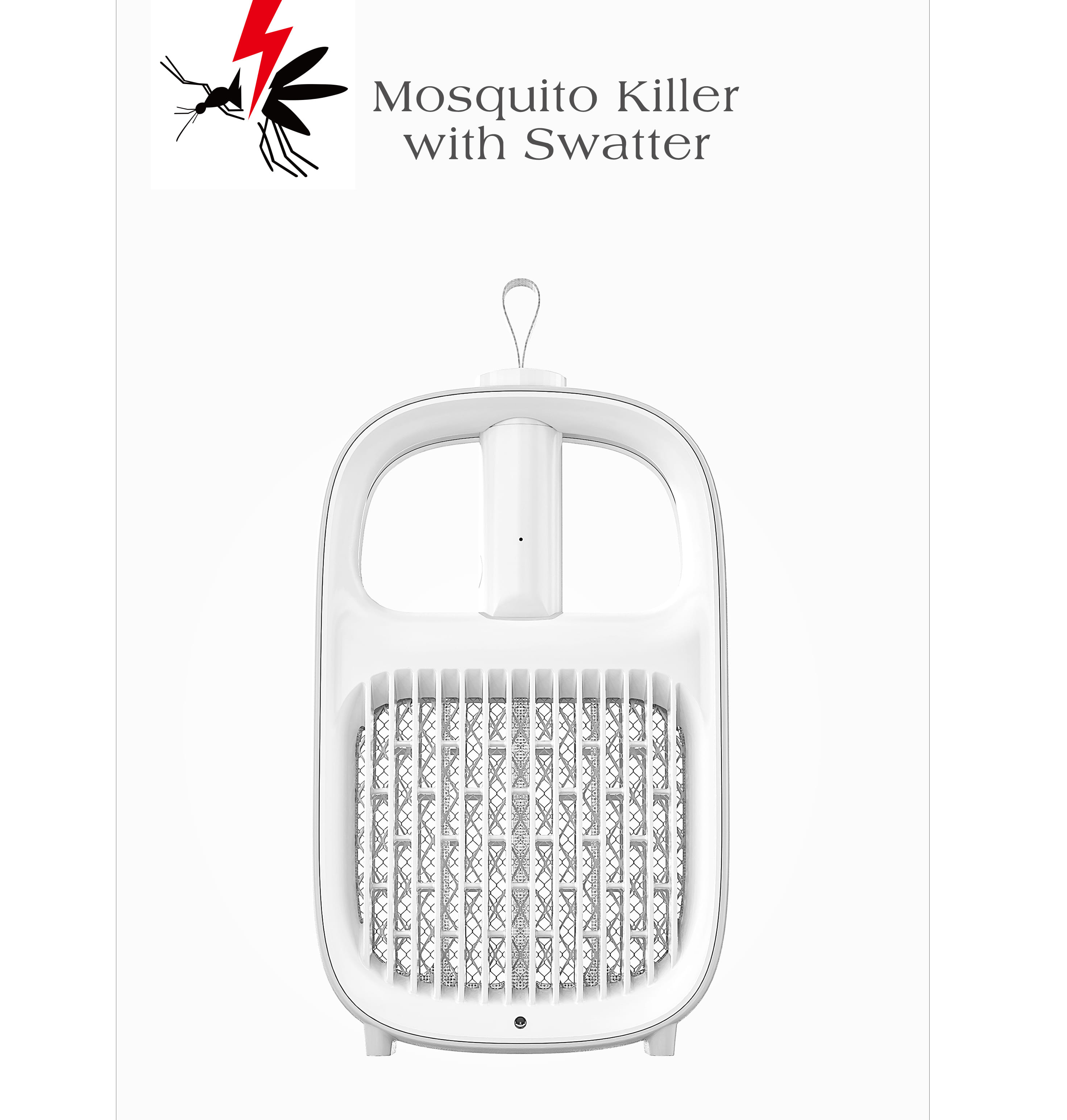 Functional usb rechargeable mosquito killer racket Electric Swatter