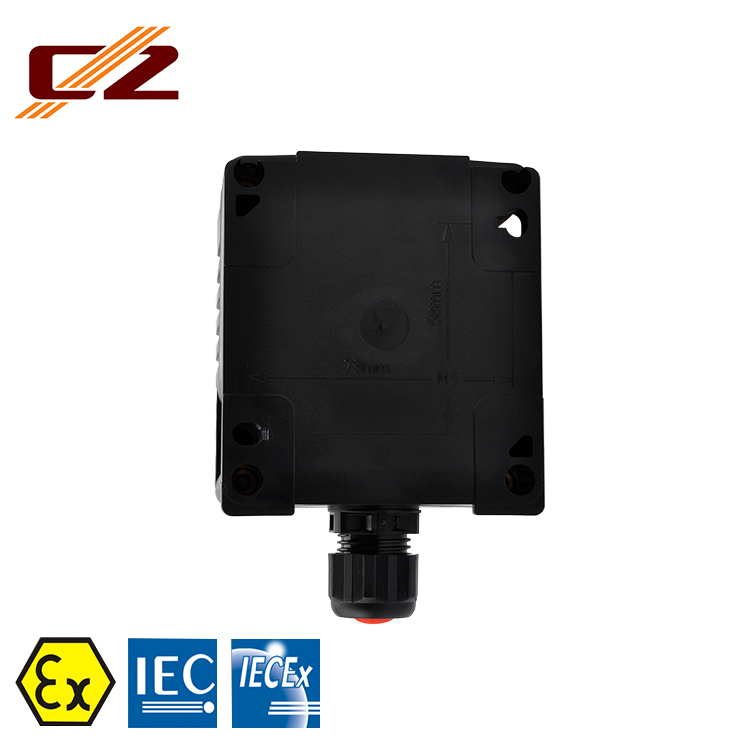 Newest design ATEX Explosion proof 4-pole P3 push button for panel mounting use