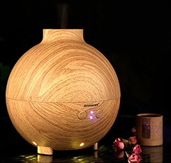 Difusor Aroma Nebulizer Wood Grain Ultrasonic Air Humidifier Aroma Diffuser Aromatherapy Office Purifier Mist Maker