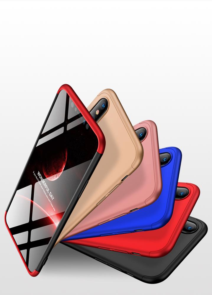 Removable 3in1 Hard PC Shield Back 360 Cover for apple iphone XS Max Cover