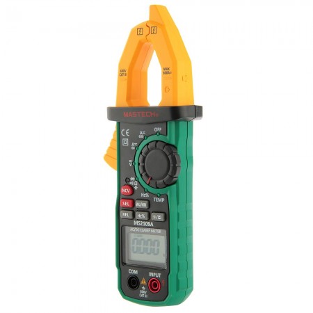 MASTECH MS2109A Auto Ranging Digital AC/DC Clamp Meter Multimeter Frequency Capacitance Temperature NCV Tester