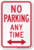 GS Customize factory price metal aluminum plaque sign roadway safety Hi-vision plates reflective no parking sign