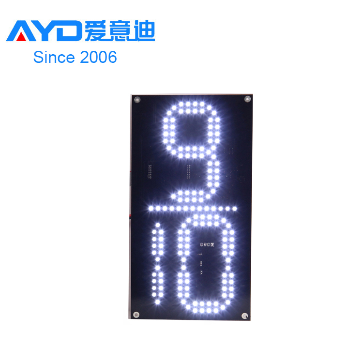 18 Inch Wholesale LED Gas Price Signs 7 Segment IP65 Outdoor Use Gas Price Display Board with Control Box