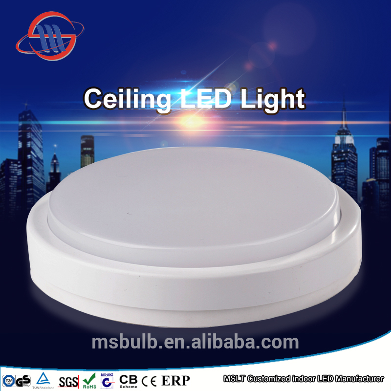 Mingshuai factory IP44 LED 15w 20w round ceiling light