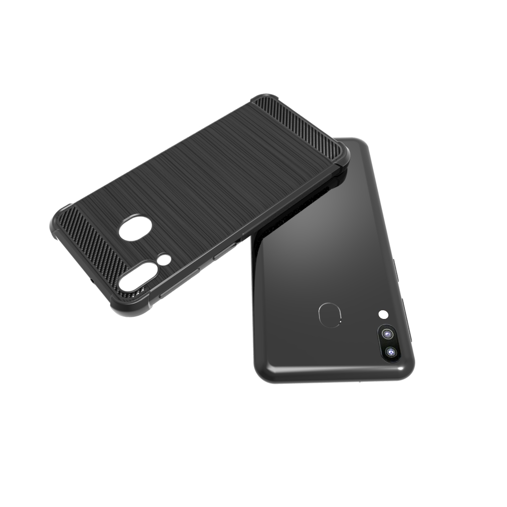 Carbon Fiber Soft Tpu case For Samsung galaxy M20