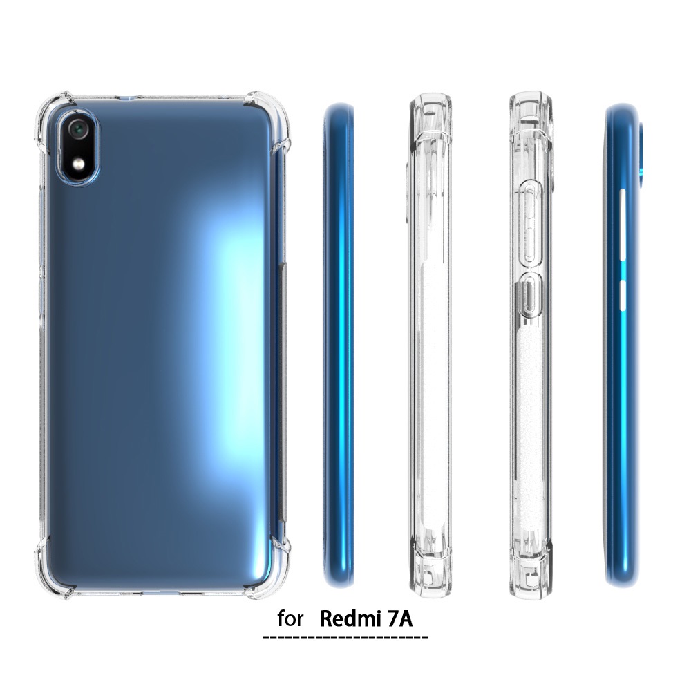 Transparent Shockproof soft  case For Redmi 7A Tpu cover