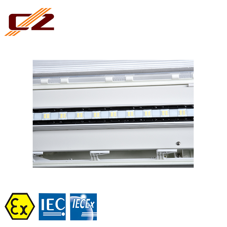 IECEx and ATEX Explosion-proof Emergency Fluorescent Linear Light Fitting 18W 36W 14W 28W