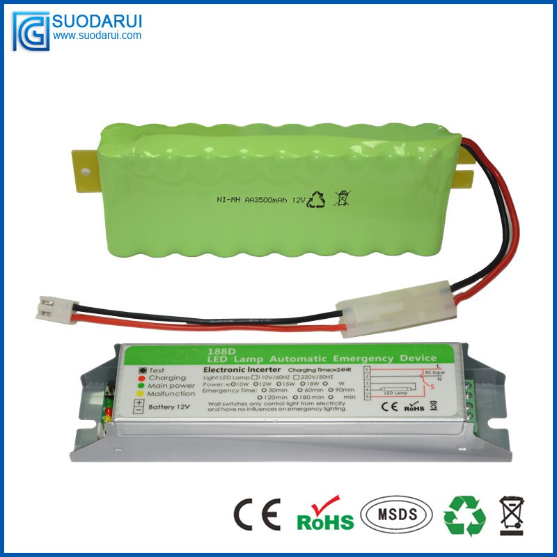 LED Emergency Battery Pack / LED emergency device for Panel Light