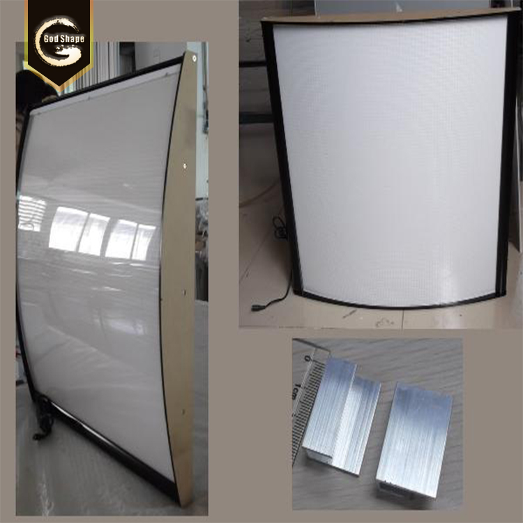Large size Restaurant Display Menu  Aluminum Menu Display Light Box Advertising  LED Light Box Fast Food LED Menu