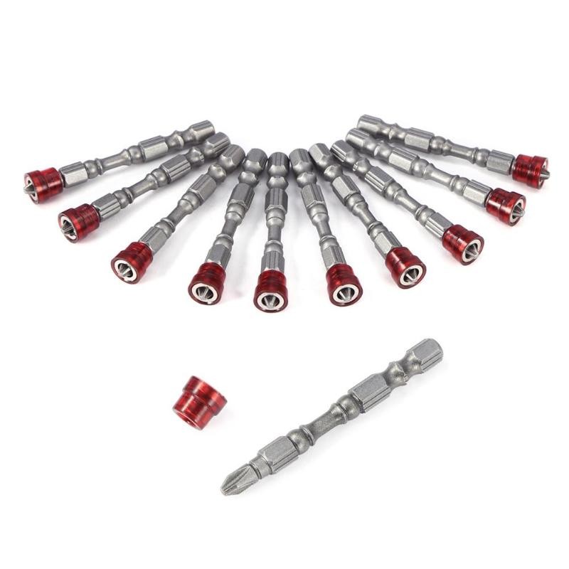 65mm PH2 Magnetic Screwdriver Bit Non Slip S2 Alloy Steel Electric Screw Driver Bit