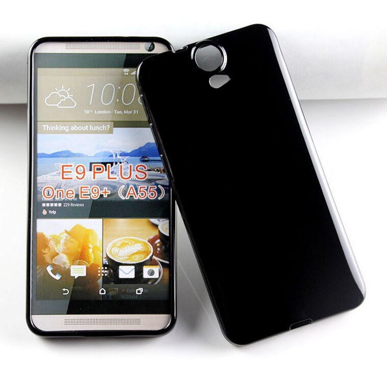 Mix colors TPU soft gel Glossy Waterproof case for HTC one E9+ cover