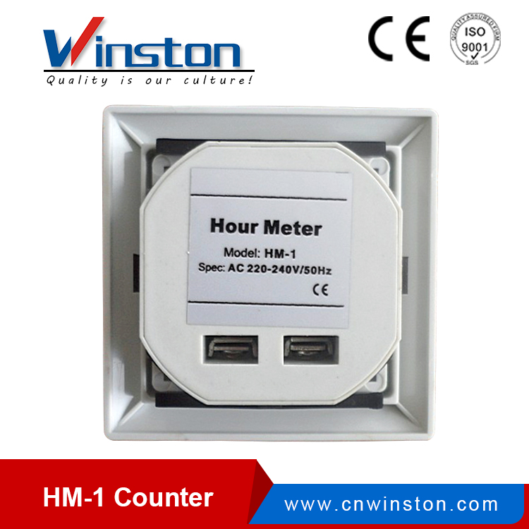 Winston HM-1 AC24V,AC110V,AC220V~240V Digital Counter Hour Meter