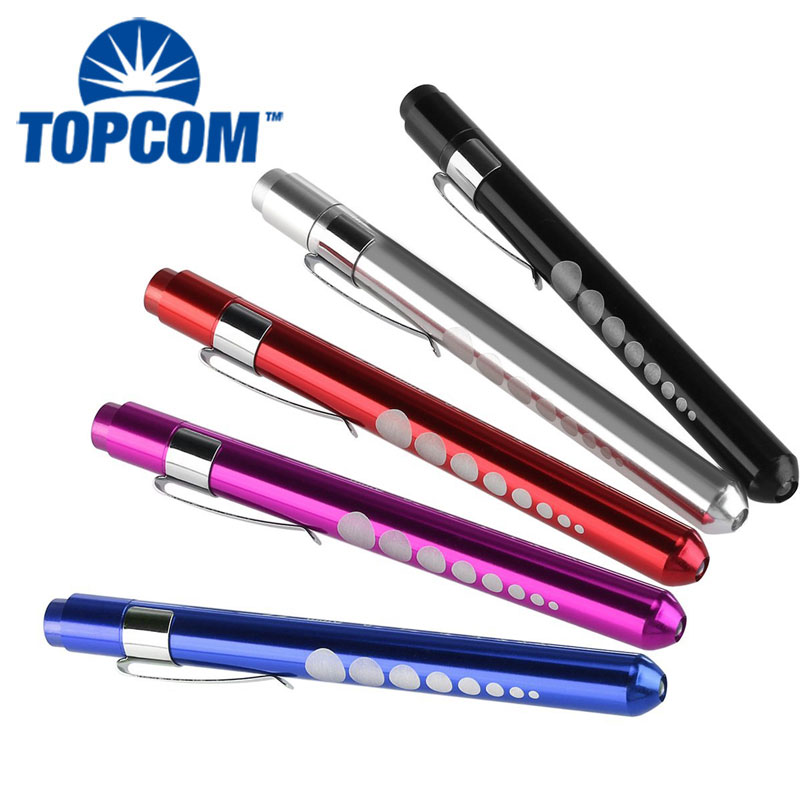 Pen Light with Pupil Gauge LED Penlight Medical for Doctor Nurse