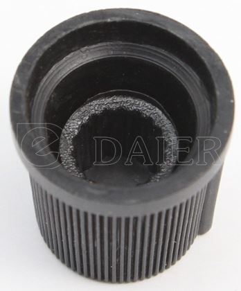 Miniature Adjusting Knurled Potentiometer Knob Plastic White