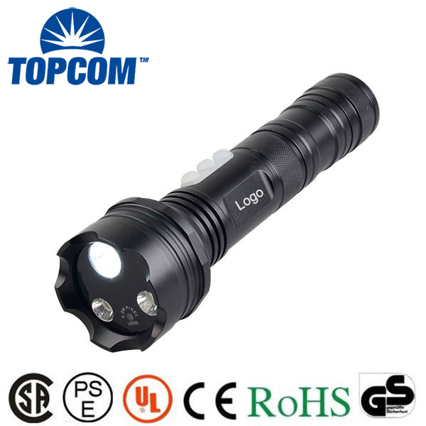 Heavy duty 26650 battery night camera flashlight