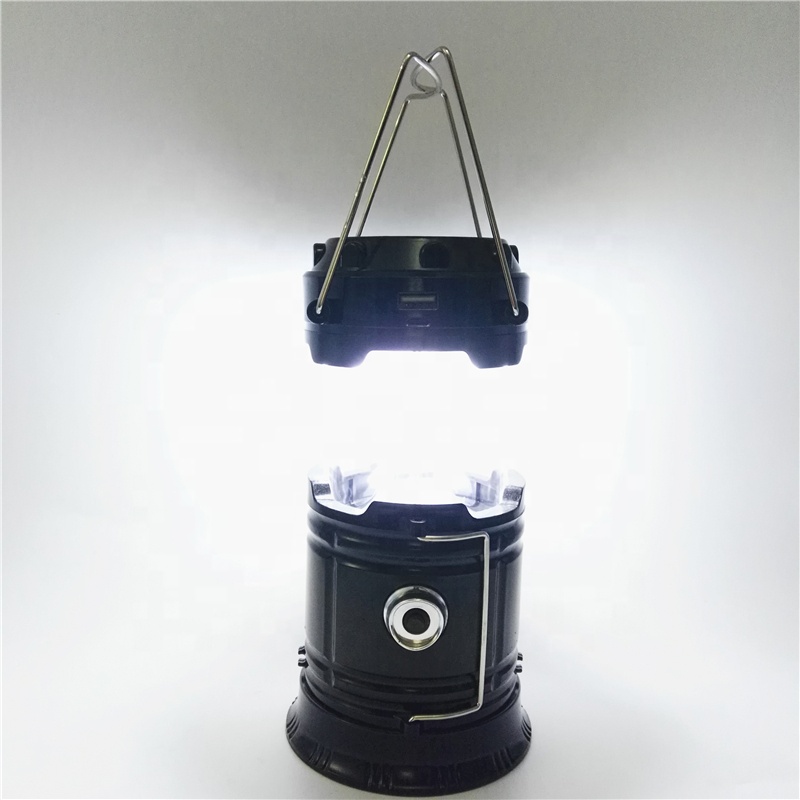 Camping lantern solar 5800t with 18650 lithium battery