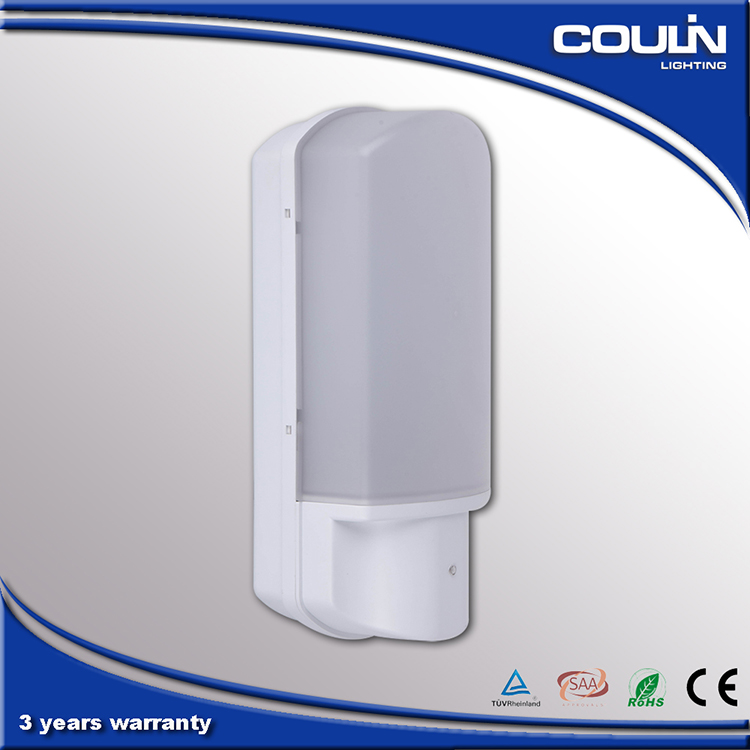 9W LED Bulkhead Light with PIR Sensor