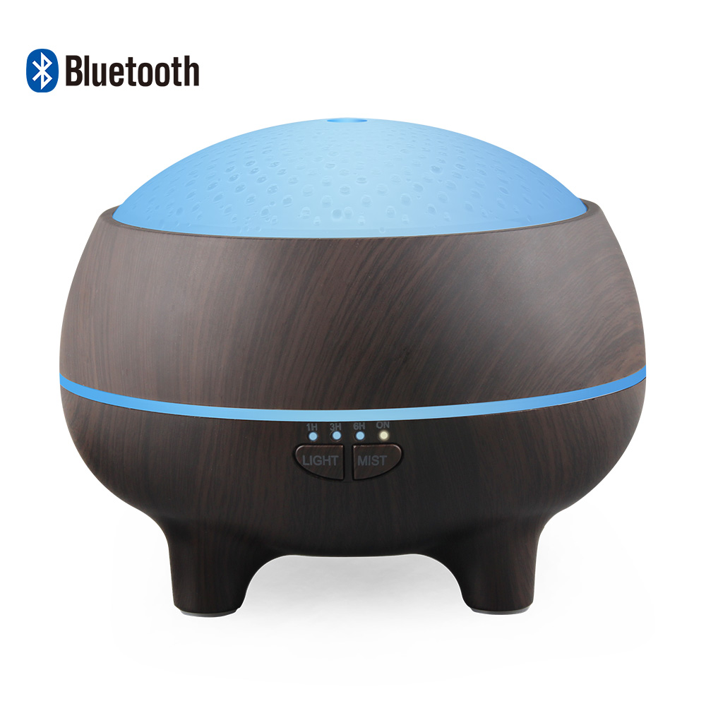 2018 Hidly Factory Price Bluetooth Speaker Aroma Diffuser for Wood Grain Cool Humidifier , Essential Oil Diffuser