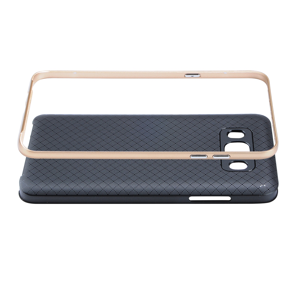 2 in1Newest Lattice pattern Carbon Fiber Case For Samsung Galaxy J7 TPU+PC Back Cover