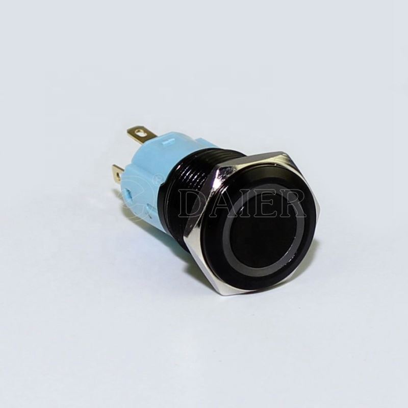 Waterproof Flat Round Elevator Electron 220 Volt Push Button Switch