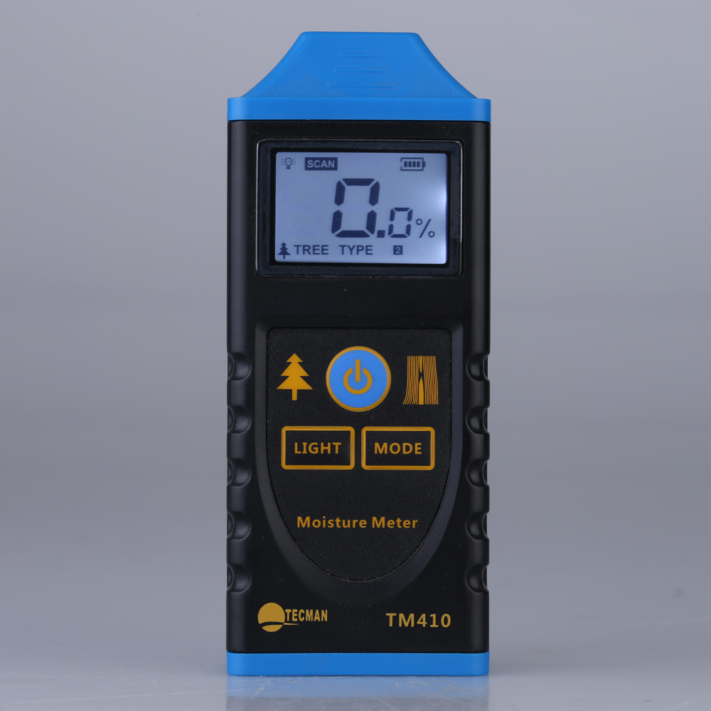 Professional Digital Wood Moisture Meter Test Probe Humidity Tester Wood Moisture Analyzers LCD Backlight Display