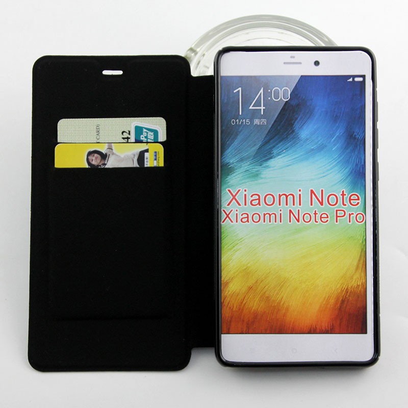 2015 fashion mix color silk print metal button leather case for Xiao mi Note Pro