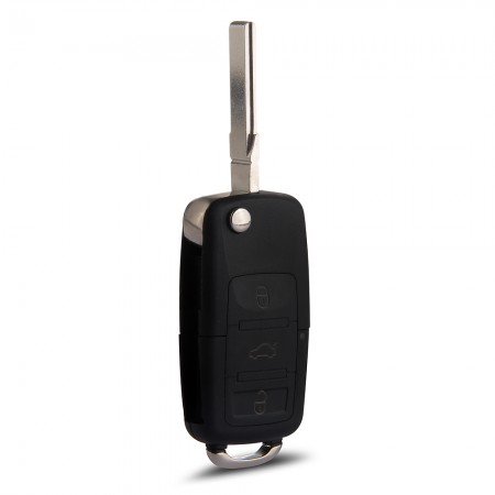 Flip Folding Remote Key Case Shell Entry Fob for Volkswagen Eos Golf GTI