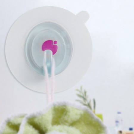 Bathroom Kitchen Wall Glass Window Suction Cup Hooks