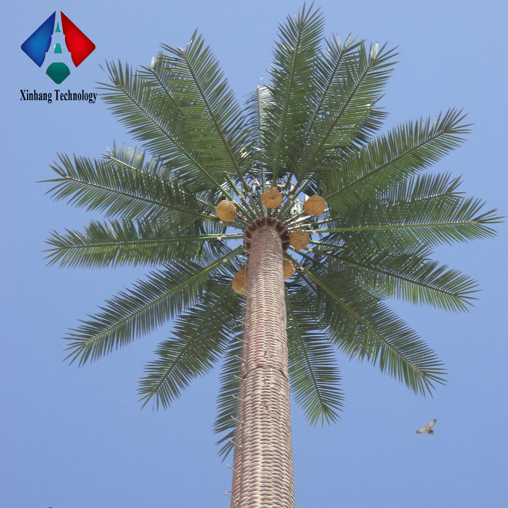 Camouflaged Palm Tree GSM Cell Communication Tower