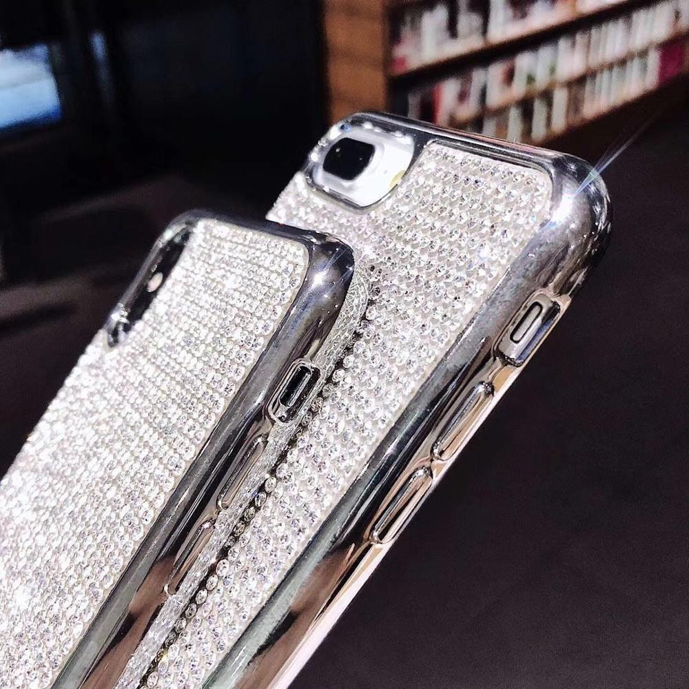 Bling bling Full Diamond Fancy Phone Cases for Huawei P20 Pro Nova 3e , For iPhone Xs max Cases Shiny