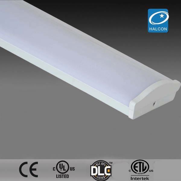 Dimmable T8 4Ft Wide Flat Led Tube Triproof 24W 2000 Lumen Slim Batten