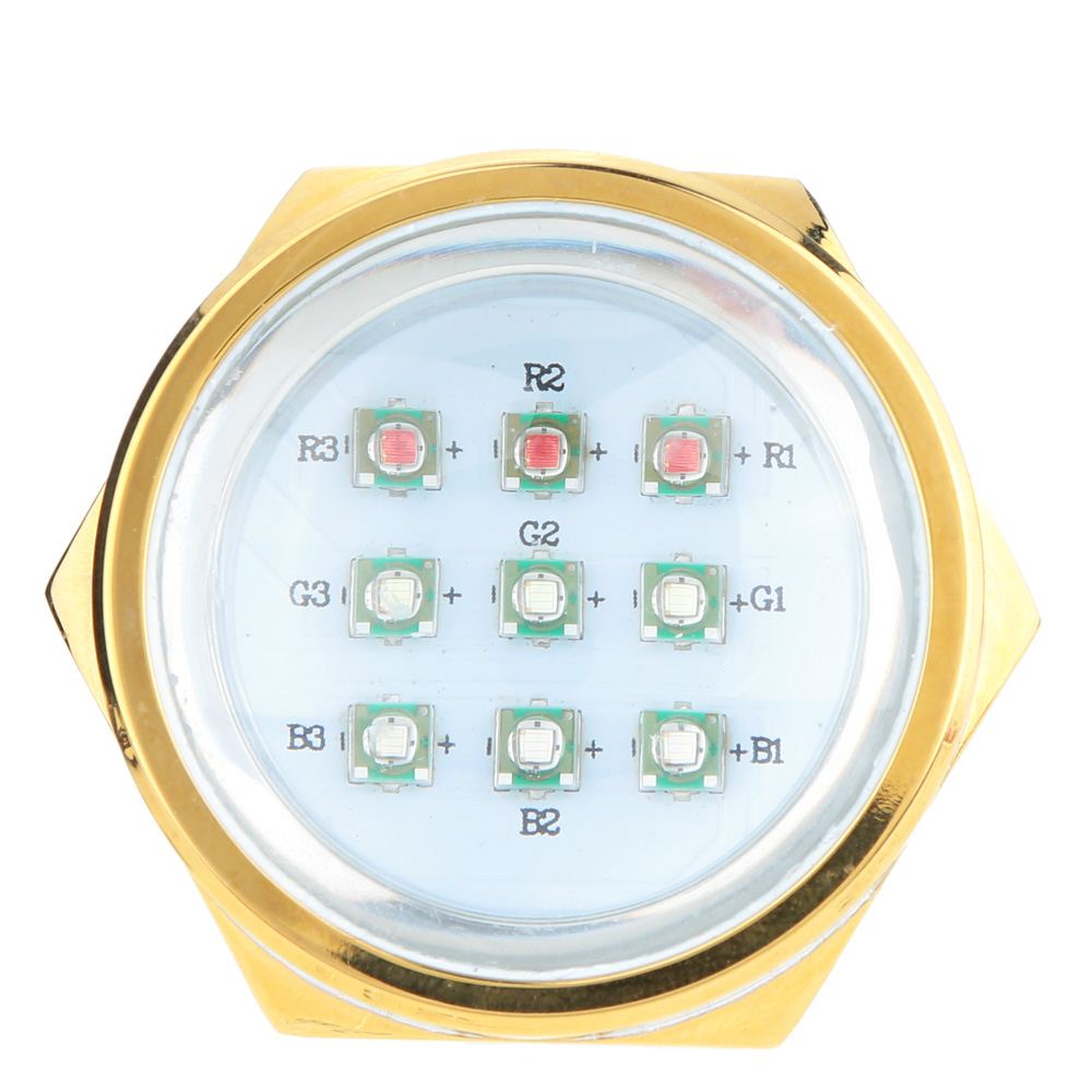 9*3W IP68 Waterproof Aluminum Alloy Blue/RGB LED Marine Light Underwater Boat Light For Sea Travel 50000 Hours Working Life