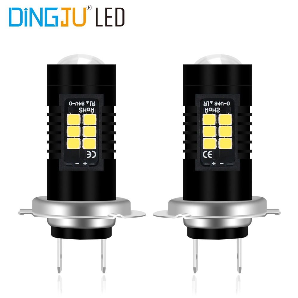 Factory Direct High Quality Led  H7 2835 21smd Fog Light Car Headlight Bulb With Cheap Prices