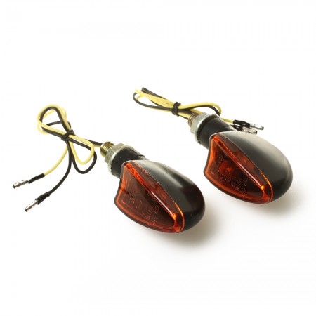 2 pcs Motorcycle Amber Turn Signal Light Bulb Indicator