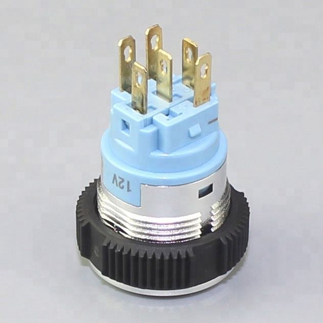 19mm Dual Light Custom Laser Button Car Push Button Switch