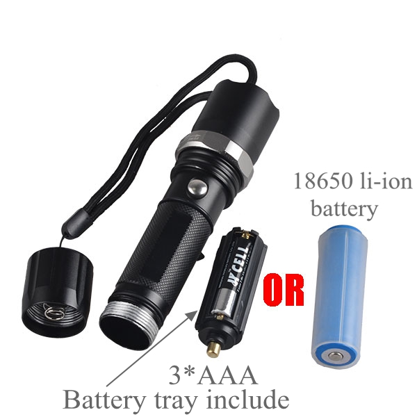 Ultraviolet LED Rechargeable Flashlight Scorpion Hunting UV Torch