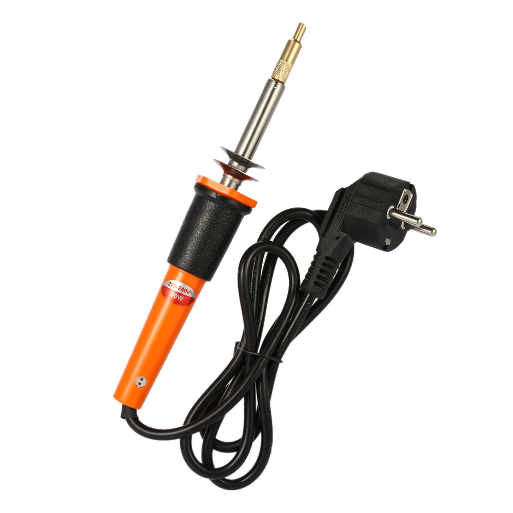 7pcs 220-240V 30W Soldering Iron Set Soldering solder Welding Tools Electric Soldering Iron + 5 Solder Tips + Stand