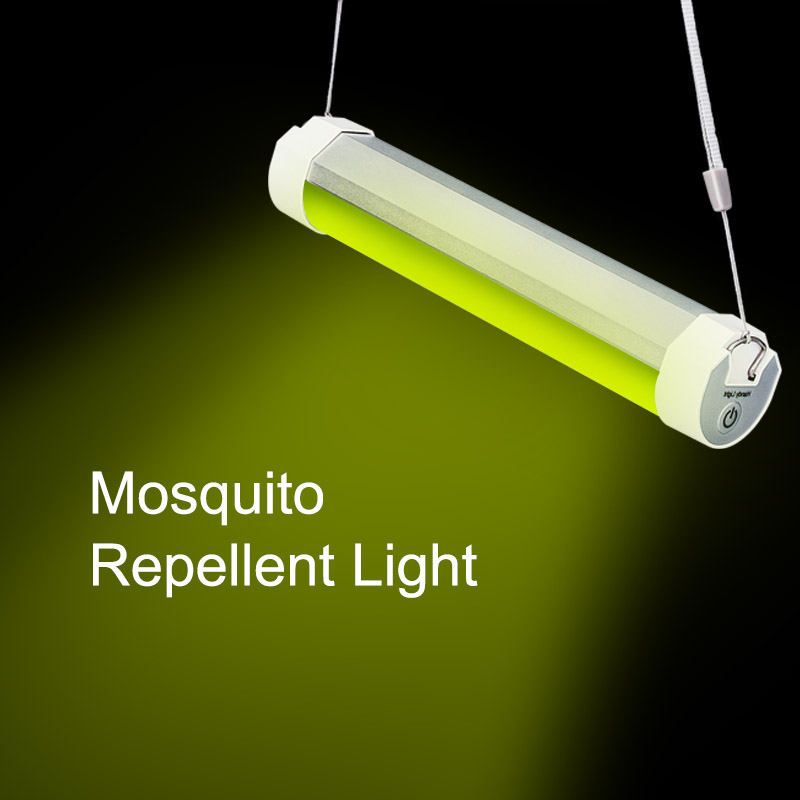 Feifan New Product Green Light White Light Strong Magnet Rechargeable Outdoor Mosquito Light Bulb