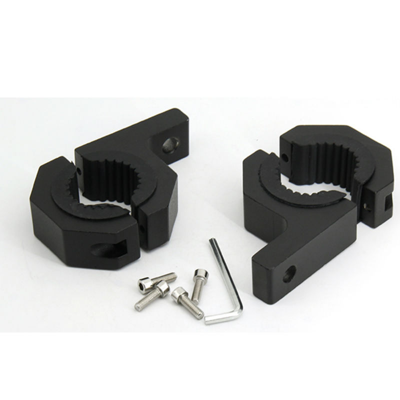 Led Light Bar25mm~32mm Mounting Bracket, Horizontal Bar Mount Kit  Off Road Tube Clamp Roof Roll Cage Holder (Set of 2 Clamps)