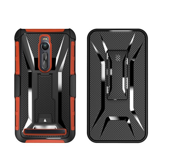 3 in 1 Armor Case Shockproof Hard Back Case For Asus Zenfone 2 ZE551 Hybrid Case