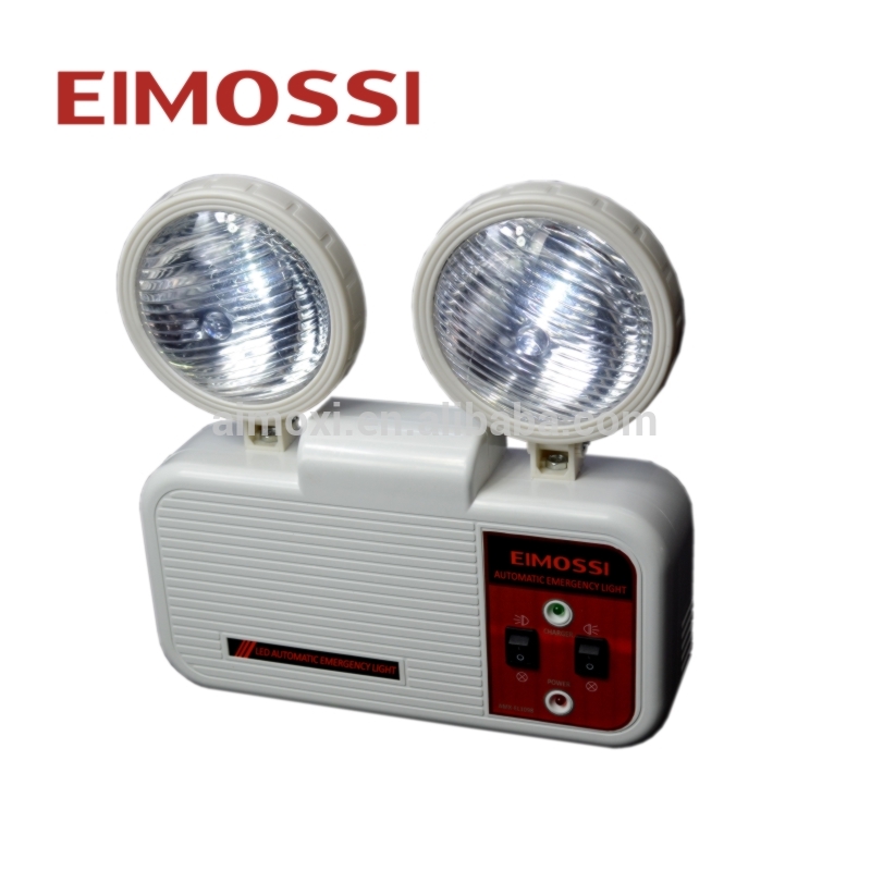 Automatic Rechargeable Led twin spot emergency evacuation light lamp