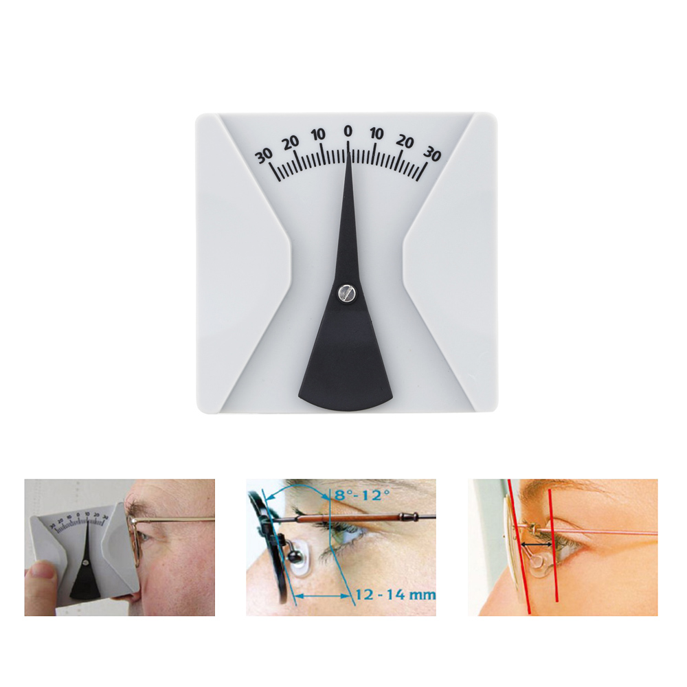 Professional Optical Glasses Repair Tool Glasses Angle Meter Ruler Pantoscopic Measuring Tool Glasses Measuring Gauging Tool