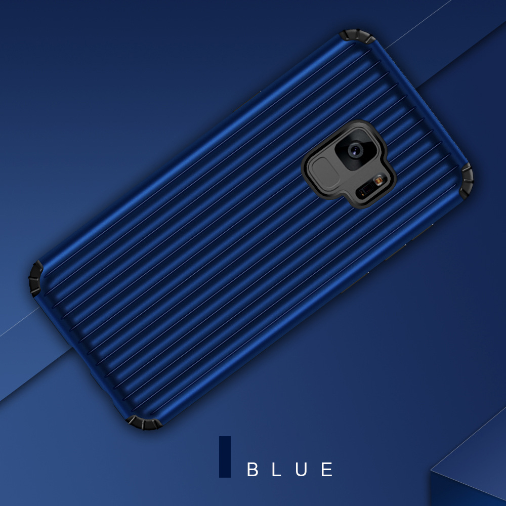 New Suitcase style case for Samsung Galaxy S9 S9 Plus TPU + PC Hard back cover