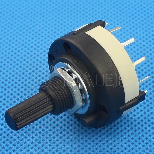 0.3A 125VAC 4 Pole 3-Position Rotary Switch