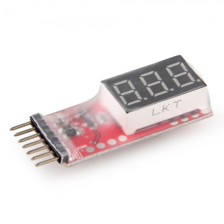 Battery Voltage Indicator Meter for RC Quadcopter 2-6S LED Display